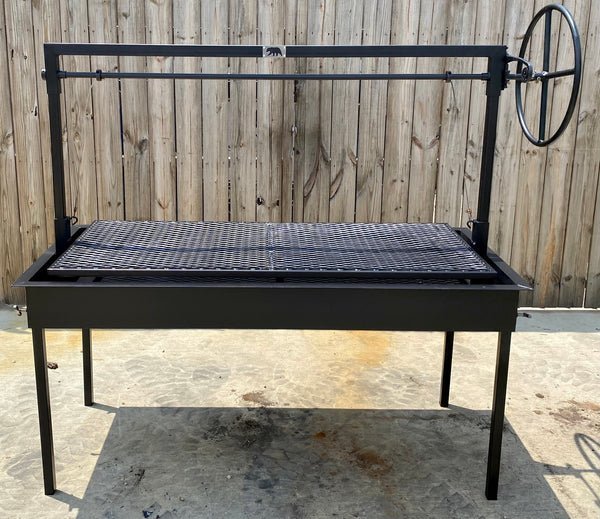 Collapsible Charcoal Catering Grill 60″ x 24″ Stainless Steel