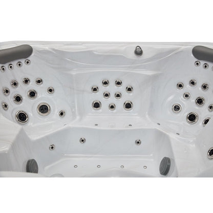 Danika 5-person 68-jet Hot Tub With Bluetooth In Gray
