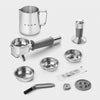 Manual Espresso Coffee Machine with Grinder – Retro-Style