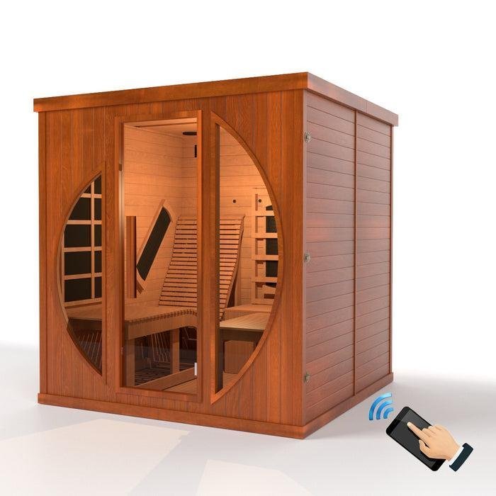 Sunray 4 Person Outdoor Cayenne Infrared Sauna