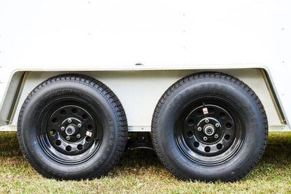 Big White Enclosed Trailer