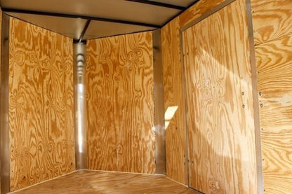 Small Black Enclosed Trailer