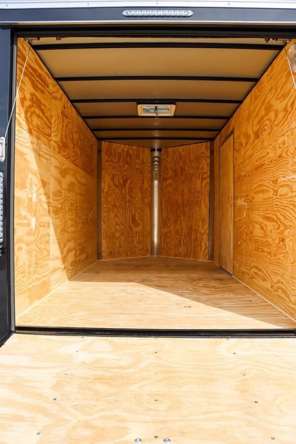 Small Black Enclosed Trailer
