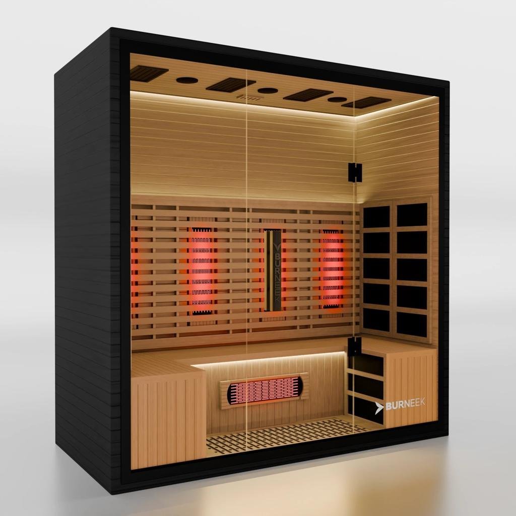 Burneek Onyxeek 4-Person Full-Spectrum Quartz Infrared Sauna