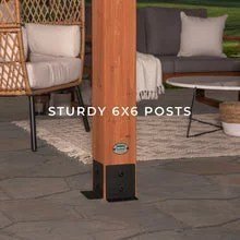 20×12 beaumont pergola – brown