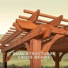20×12 beaumont pergola – brown