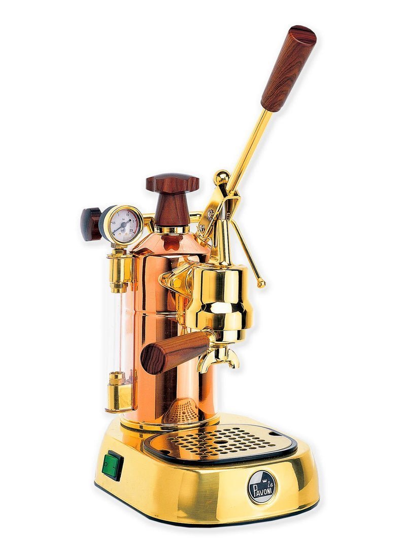 La Pavoni Professional Rame Gold Coffee Machine