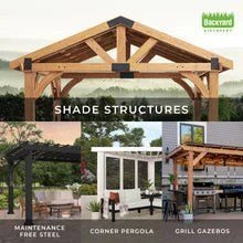 20×12 beaumont pergola – brown