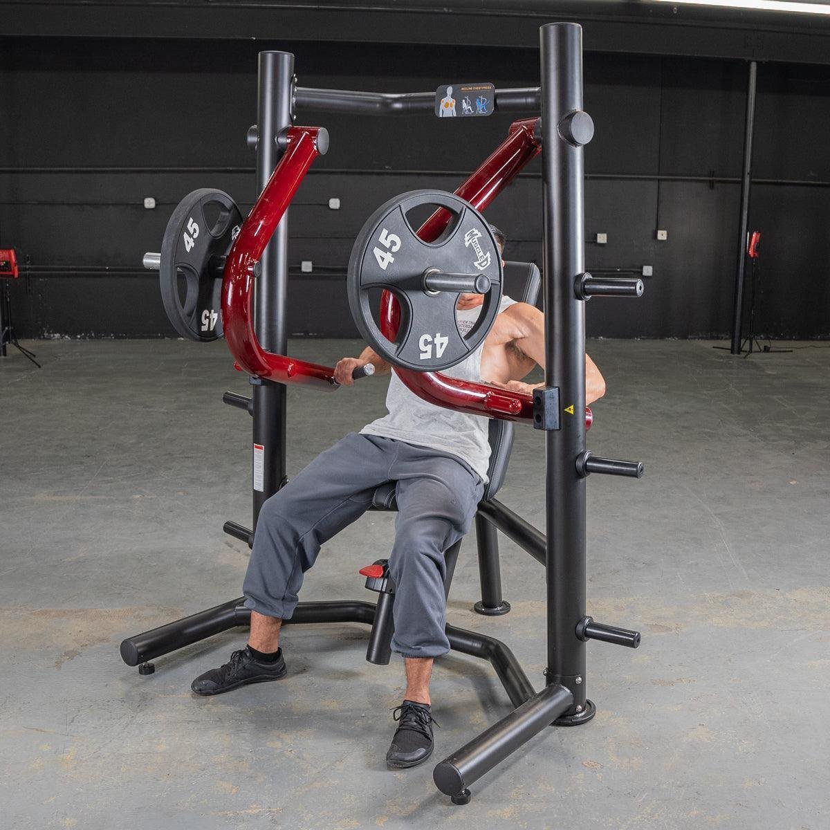Power Leverage V2 Decline Chest Press – Muscle D Fitness