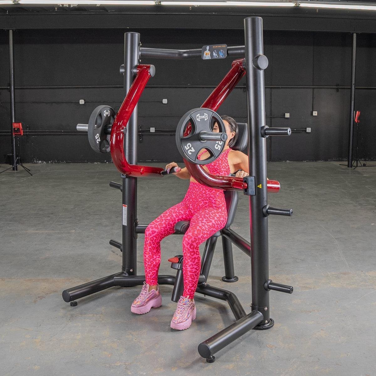 Power Leverage V2 Decline Chest Press – Muscle D Fitness