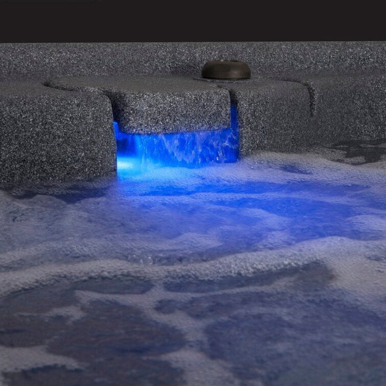 Premium AR150 4-Person 12-Jet Plug & Play Hot Tub with Ozone, powered By Jacuzzi Pumps