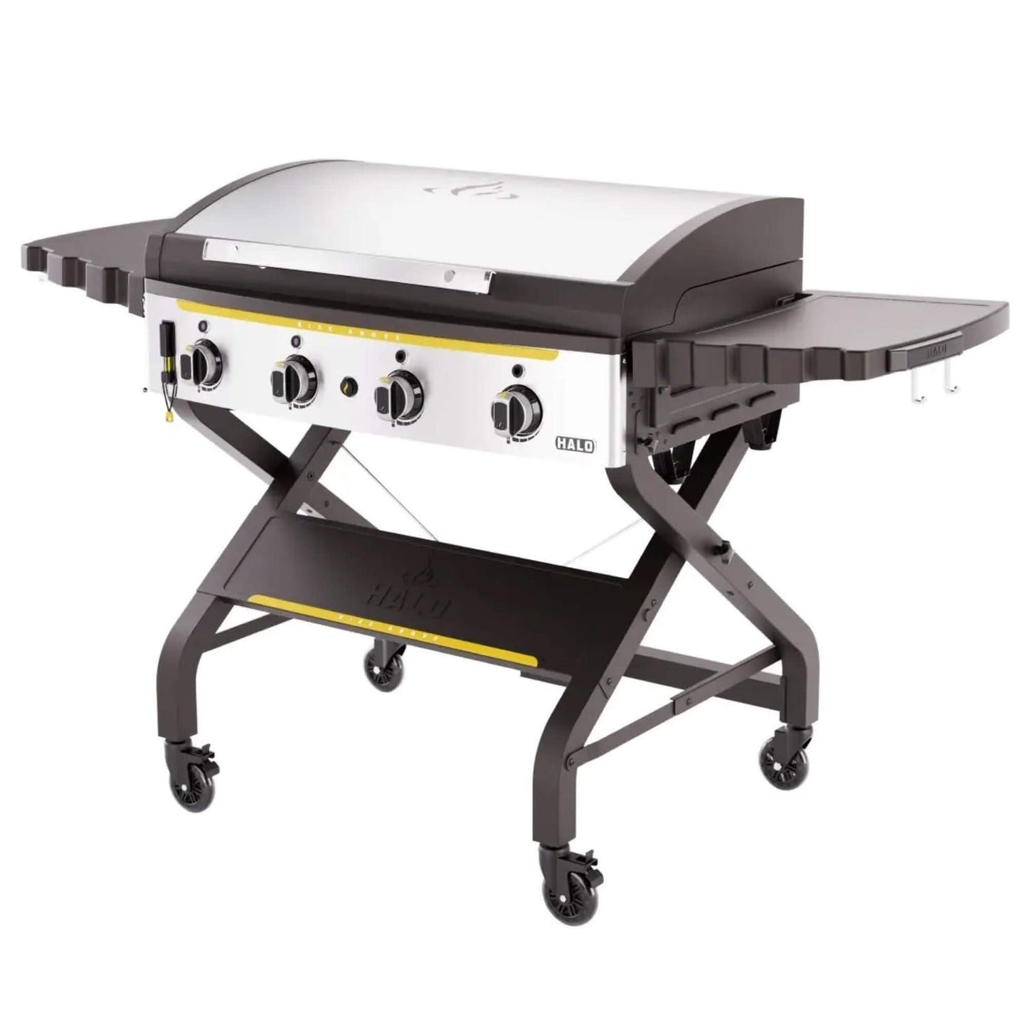 Halo Elite4B Outdoor Griddle | Dual Zone Burner System | Wind-Proof & Wall-to-Wall Heat | Natural Gas Compatible | Up to 750°F | 5-Year Warranty | 10