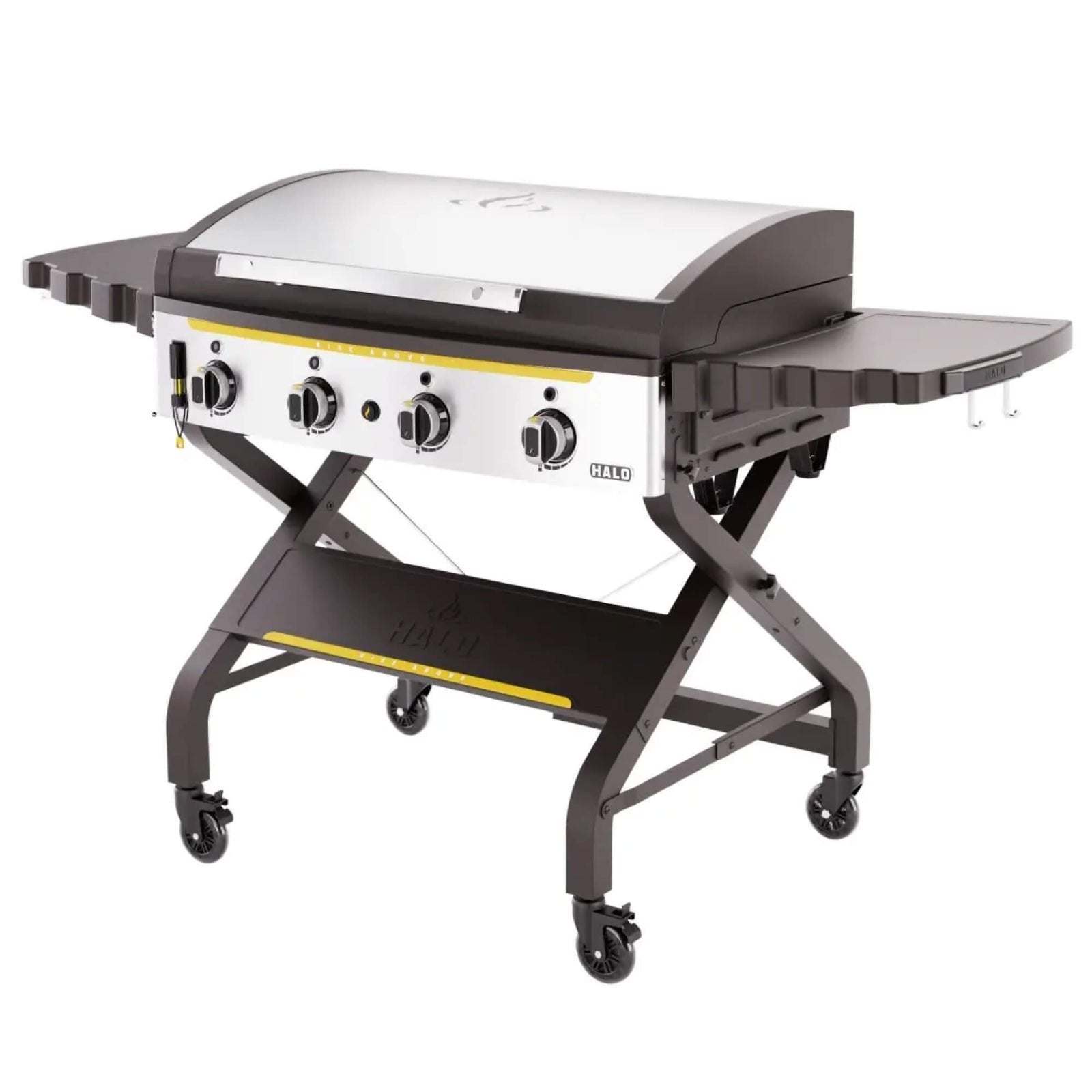 Halo Elite4B Outdoor Griddle | Dual Zone Burner System | Wind-Proof & Wall-to-Wall Heat | Natural Gas Compatible | Up to 750°F | 5-Year Warranty | 10