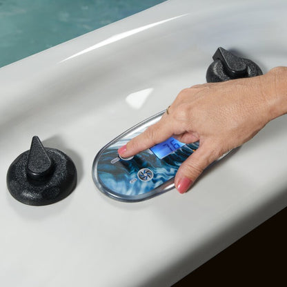 Revive LS 6 Person 86 Stainless Jet Lounger Hot Tub with Heater and Ozone