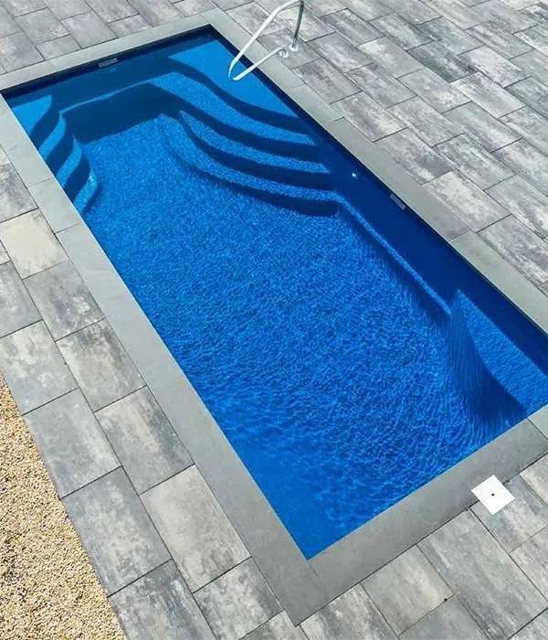 Garden Adult Large Size Professional Fiberglass Swimming Pool in Ground 15’x62 Big Deep Swimming