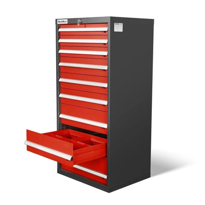 Heavy Duty Modular Drawer Cabinet – 9 Drawer 59″ H x 28.5″ W x D Tool Storage Organizer