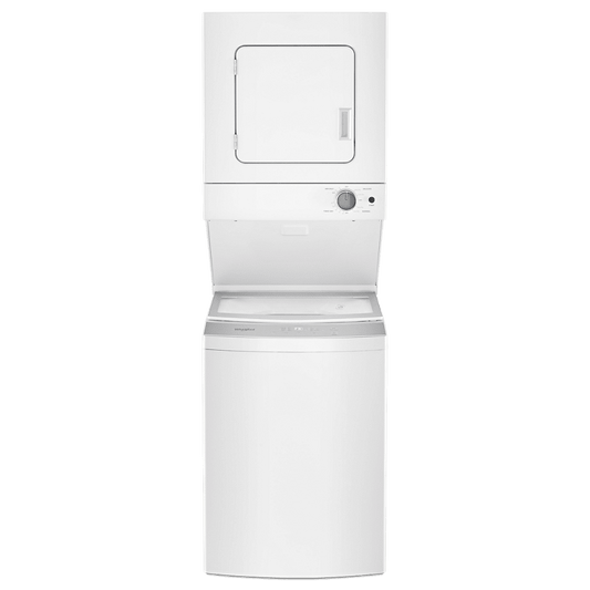 Whirlpool WET4024HW 24 inch White Electric Washer/Dryer Stacked Laundry Center