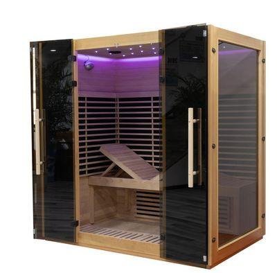 Infrared Sauna up to 4 Person with 15 Minutes Warm-up Heater Tube & Carbon Plate