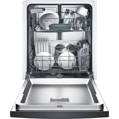 Bosch 100 Series PureDry 50-Decibel Front Control 24-in Built-In Dishwashers (Fingerprint-Resistant Stainless Steel) ENERGY STAR