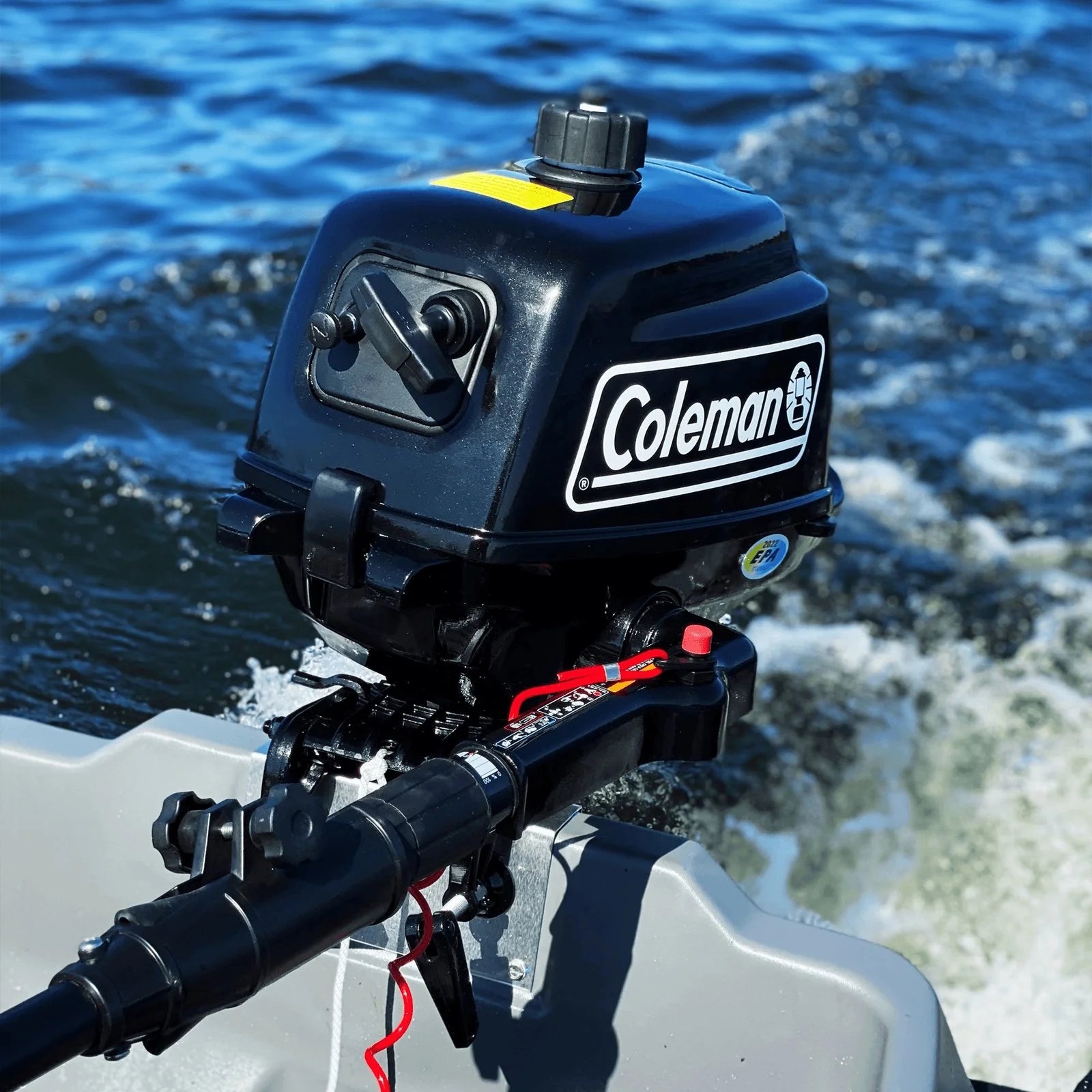 Coleman Powersports 5 HP 4 Stroke Outboards Boat Motors with Easy Pull Start F5BMS