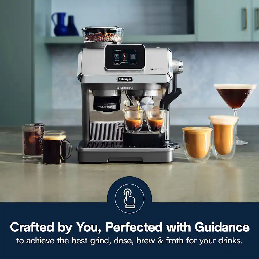 De’Longhi La Specialista Touch Espresso Machine with Cold Brew & Automatic Frothing
