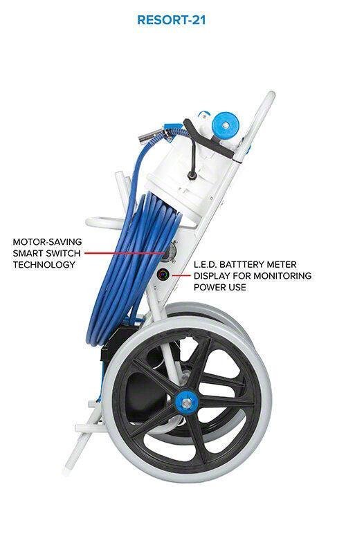 Hammerhead 21″ Portable Vacuum W/ 60′ Cord & Charger Resort-21