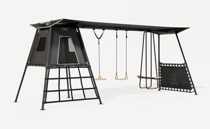 Vuly Max 2.1 C3 Swing Set With Cubby Outdoor Kids Playsets for Backyards Swing Swing and Swing