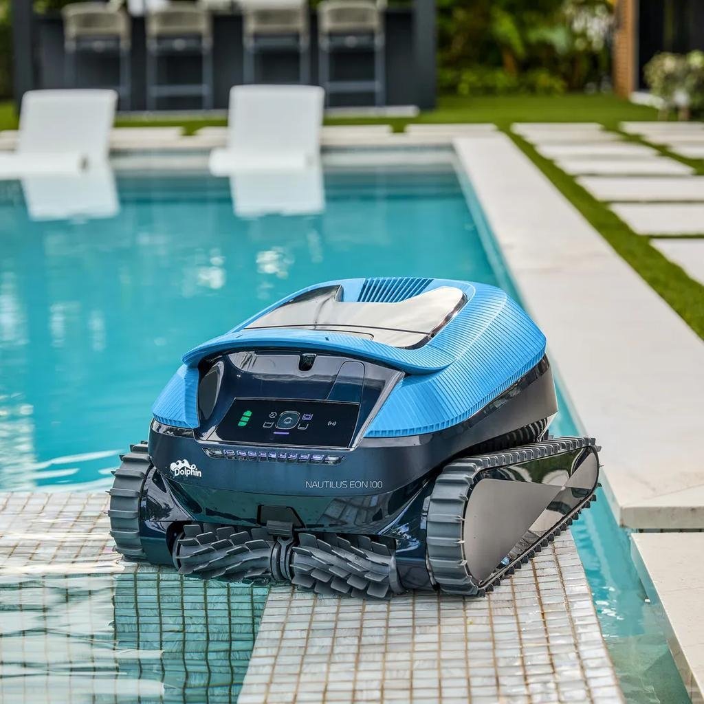 Dolphin Nautilus EON 100 Robot Piscine Sans Fil pour Piscines jusqu’à 15 m