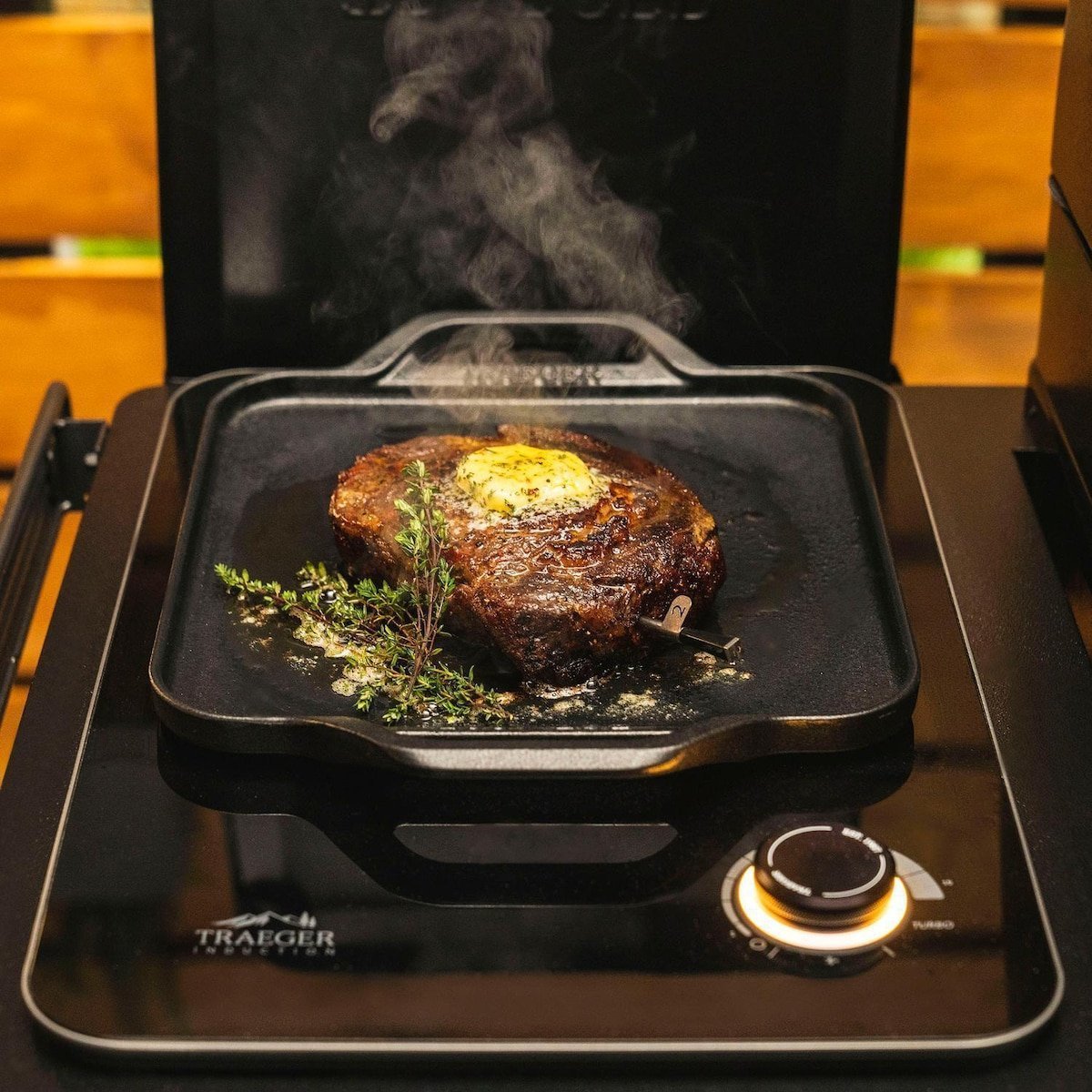 Traeger All-New Timberline XL Wi-Fi Controlled Wood Pellet Grill W/ WiFire & Built-In Trim Kit – TBB01RLG – TBB01RLG + BAC681