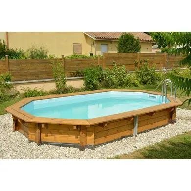 OOGarden Piscine bois MANAIA 120 4,90 x 3 x 1,20m