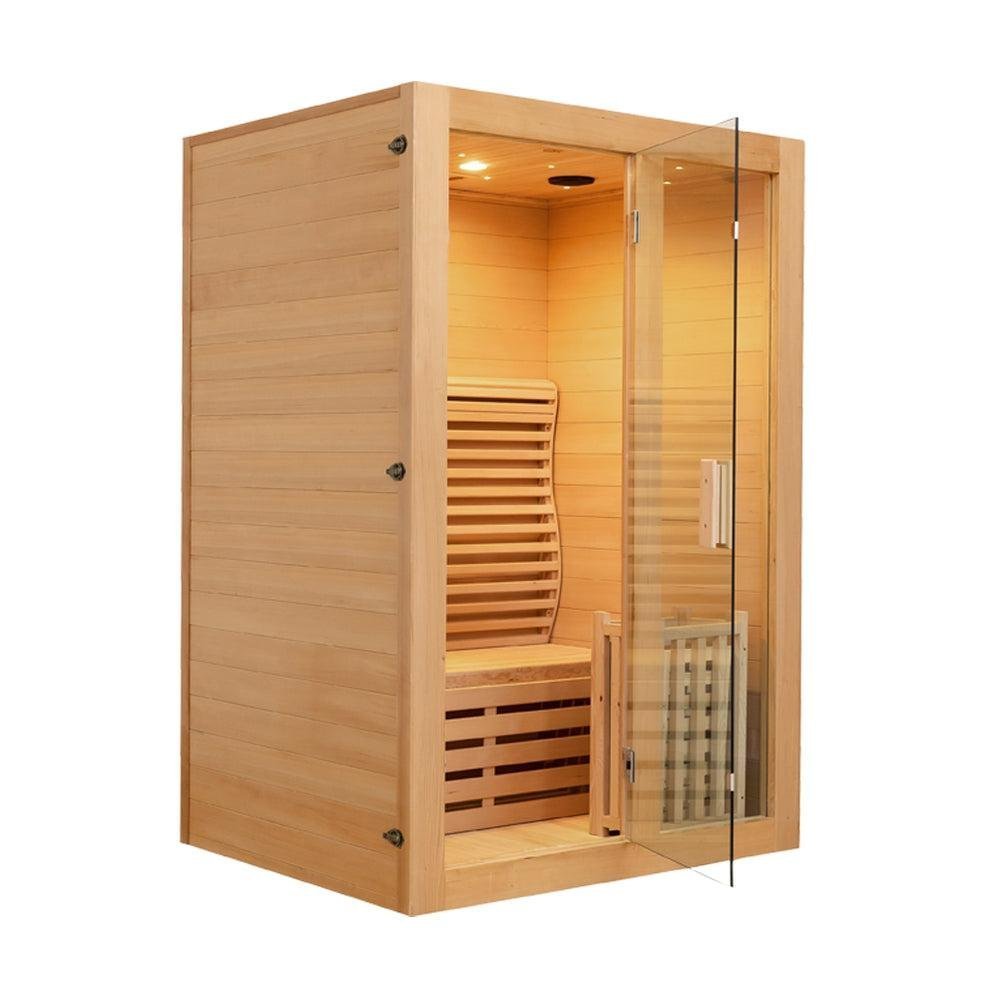 Indoor 2-Person Steam Sauna – WiFi Control
