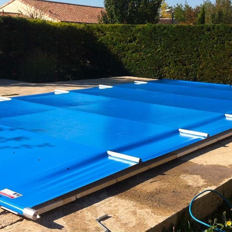 Bâche piscine à barres 7,50 x 4 m