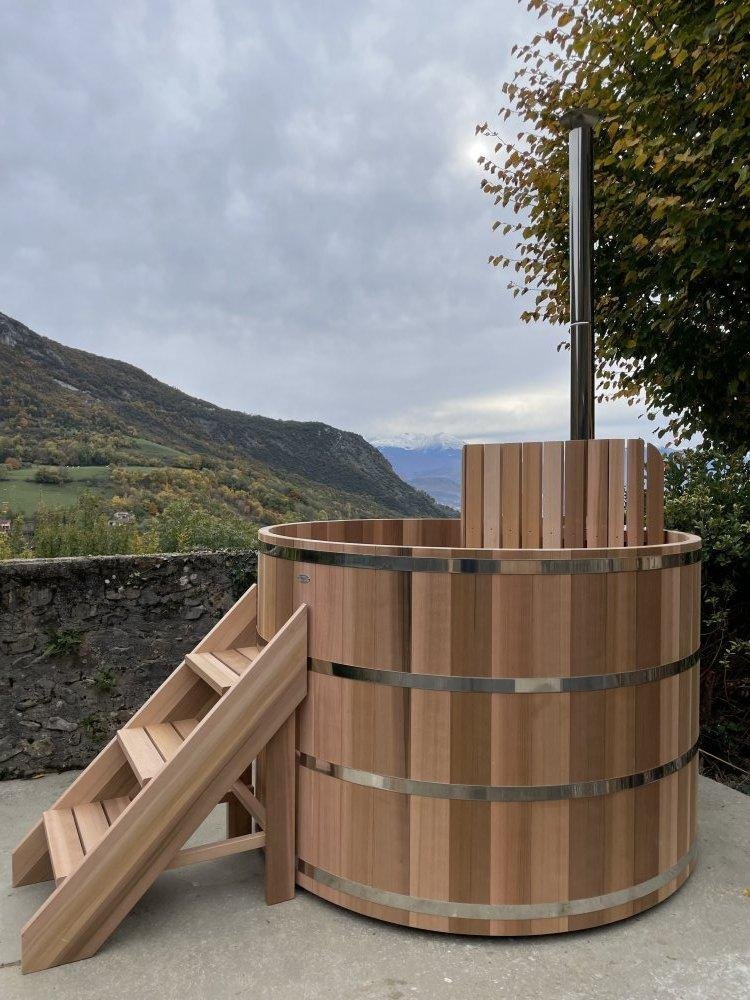 Ducktub Bjorn bain nordique pour 4 à 5 personnes – à bois électrique