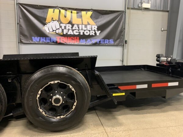9,990# GVWR Hydraulic Drop Deck Equipment Float Trailer