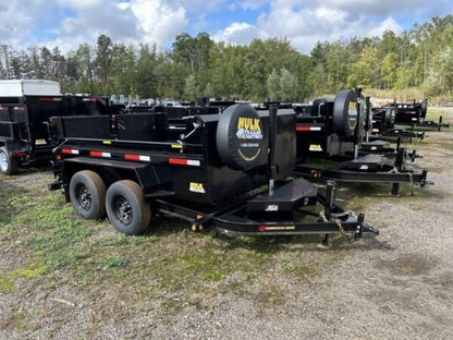 9,990# GVWR Ultra Low Pro 10′ Dump Trailer w/ Contractor Package