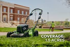 Greenworks 82V 21″ Brushless Self-Propelled Mower w/ 8.0Ah Battery and Dual Port Charger 82LM21S-8DP