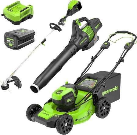 Greenworks 80V 21″ Self-Propelled Cordless Lawn Mower