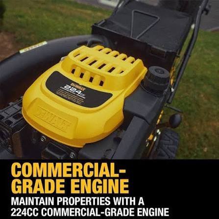 DEWALT 28 in. 224cc 3-in-1 Self-Propelled Gas Push Lawn Mower