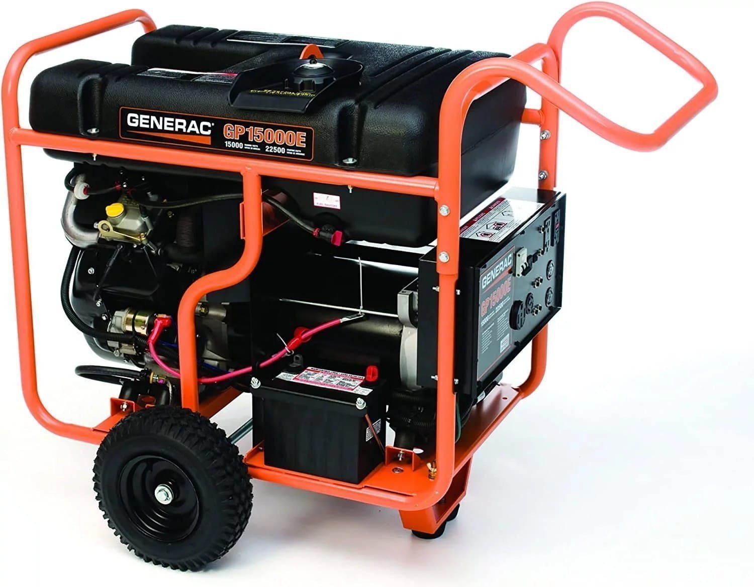 Generac 5734 GP15000E 15000-Watt Electric Start Portable Generator