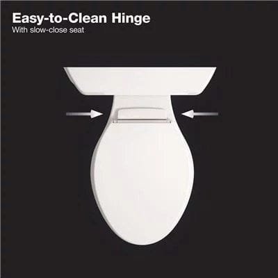 Kohler Highline Arc The Complete Solution 2-piece 1.28 GPF Single Flush Elongated Toilet in White