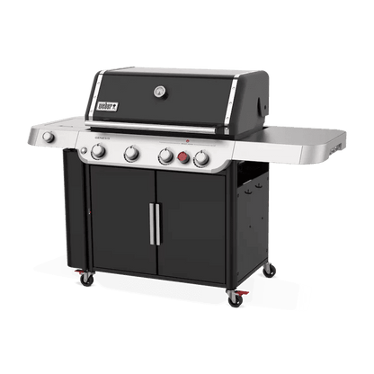 Nexgrill 4-Burner Propane GAS Grill in Black with Side Burner and Stainless Steel Main Lid