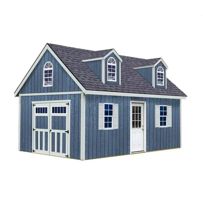 Best barns Hampton 12×16 Wood Storage Shed Kit Installation Included
