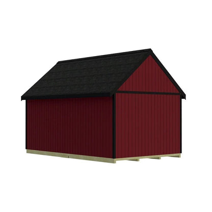 Best barns Hampton 12×16 Wood Storage Shed Kit Installation Included