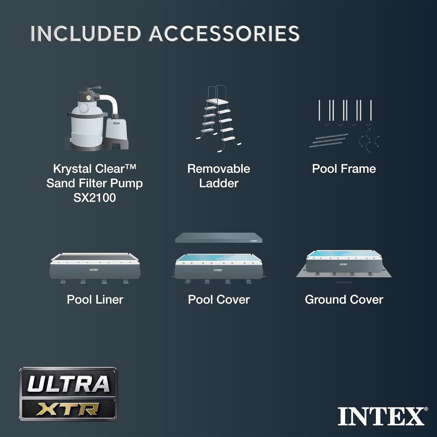 Intex Ultra XTR Rectangular Swimming Pool Set with Pumps