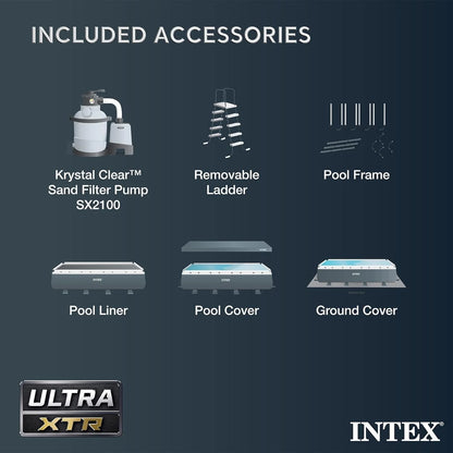 Intex Ultra XTR Rectangular Swimming Pool Set with Pumps