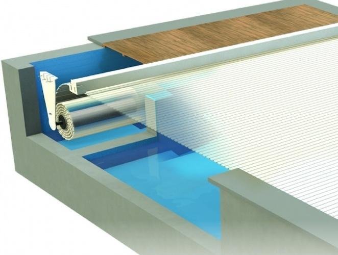 Tablier pour volet piscine Lames-roll sur mesure