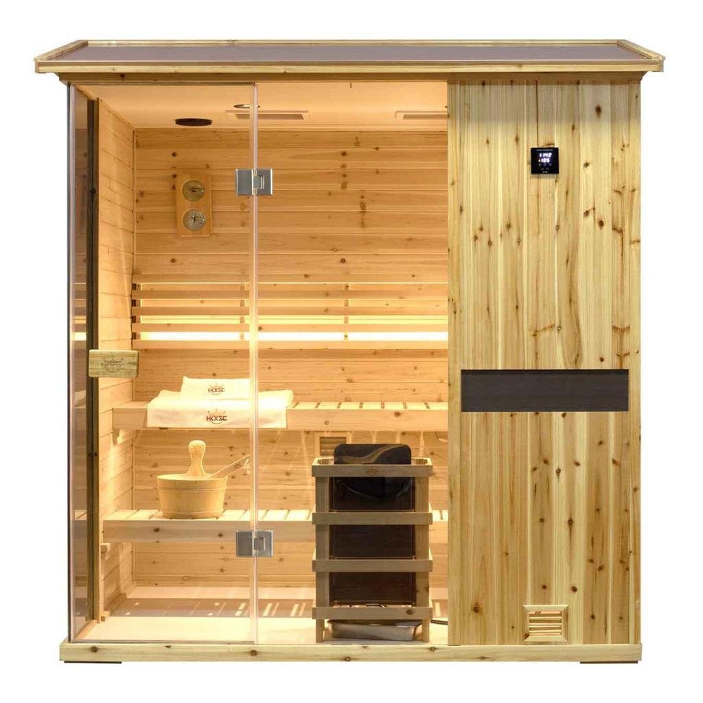 4-Person Outdoor Steam Sauna best for your Backyard