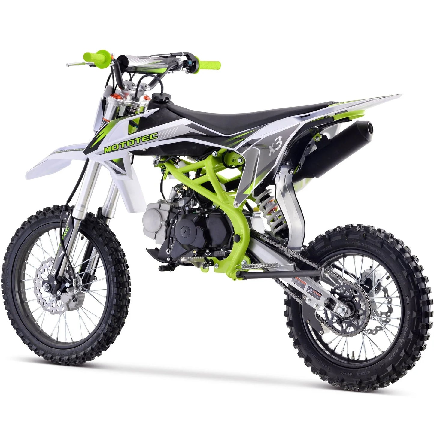 MotoTec X3 125cc 4-Stroke Gas Dirt Bikes