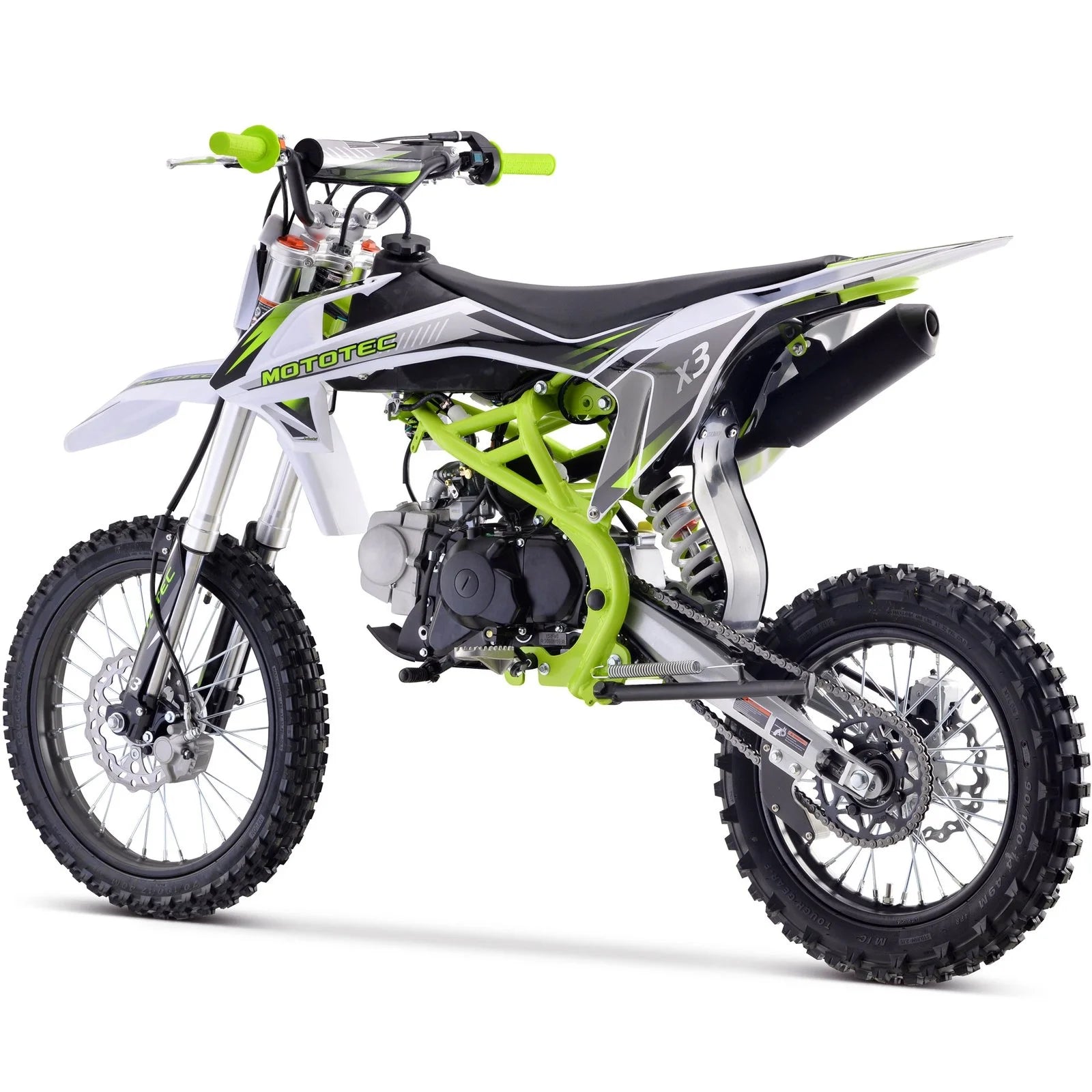 MotoTec X3 125cc 4-Stroke Gas Dirt Bikes