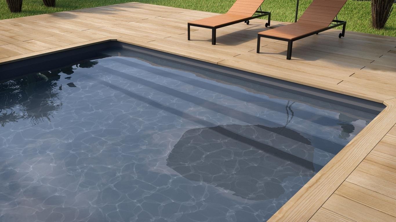 Liner Pvc armé uni verni Alkorplan